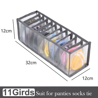 Underwear Organizer T-shirts Clothes Organizer Drawer Closet Organizers Socks Pants Storage Boxes Wardrobe Storage Organizers