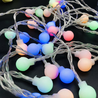 Matte Ball Led Light Outdoor Camping String Lights Fairy Garland Water –  Mel Patel