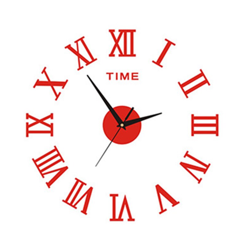 Large 3D Wall Clock Luminous Classic Wall Clocks DIY Digital Clock Wall Stickers Silent Clock for Home Living Room Table Decor