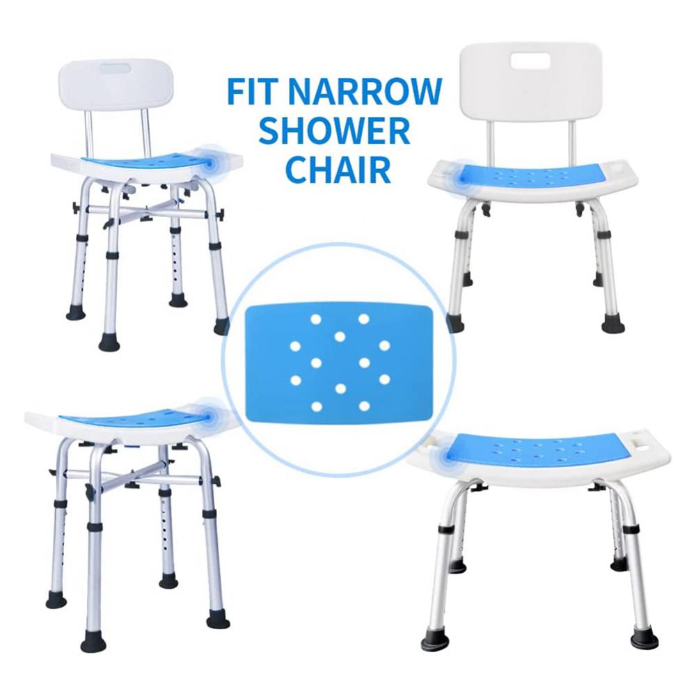 Bathroom And Shower Chair Elderly Folding Bath Chair Furniture Stool Shower Bench Non-slip Bath Chair 6 Gears Height Adjustable