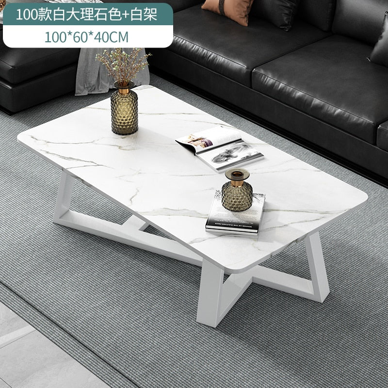 Living Room Coffee Tables Modern Design Marble Nightstands Nordic Metal Dressing Table Set Meubles De Salon Bedroom Furniture