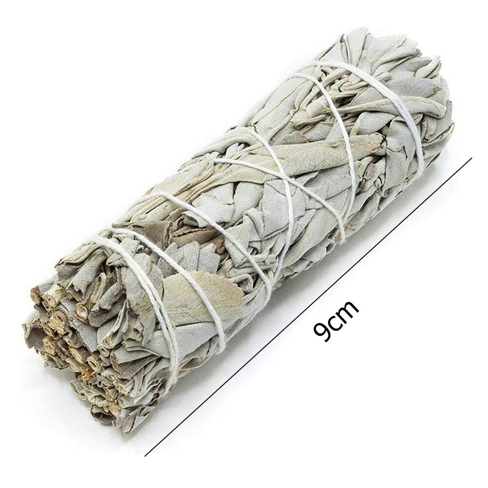 Natural Lavender White Sage Bundles Smudge Sticks Indoor Purification Yoga Flower Scent Incense Smoking For Home Cleansing