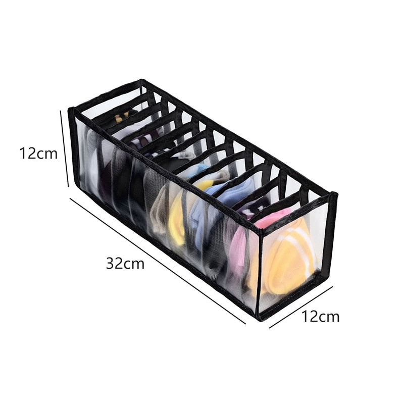 Closet Organizer For Underwear Socks Home Cabinet Divider Storage Box Storage Organizer for clothes Foldable Drawer Organizer