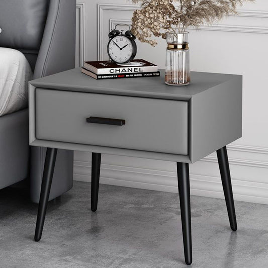 Filing Cabinet Nordic Minimalist Bedside Table Leather Simple Modern Bedroom Home Chest of Drawers Nachttische Furniture AA50BT