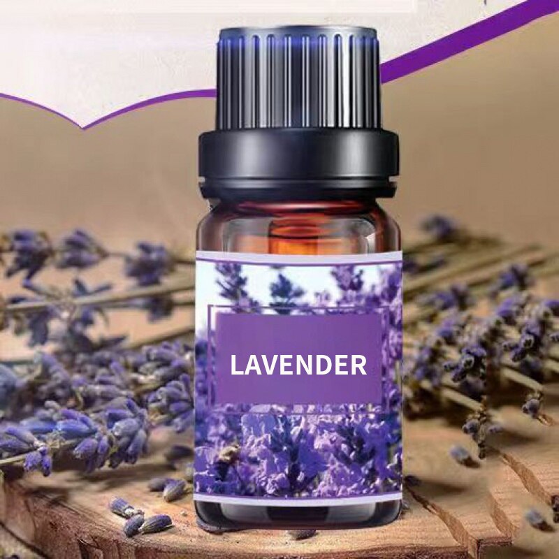 10ML Aromatherapy Essential Oils Flowers Fruits Flavor Rose Lavender Scent Fragrance Nebulizing Deodorant For Aroma Diffuser