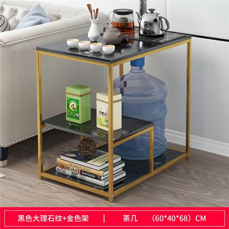 Tea Table Simple Modern Small Sofa Side Table Nordic Light Luxury  Mini Table Furniture Cofee Table Furniture Living Room Desk