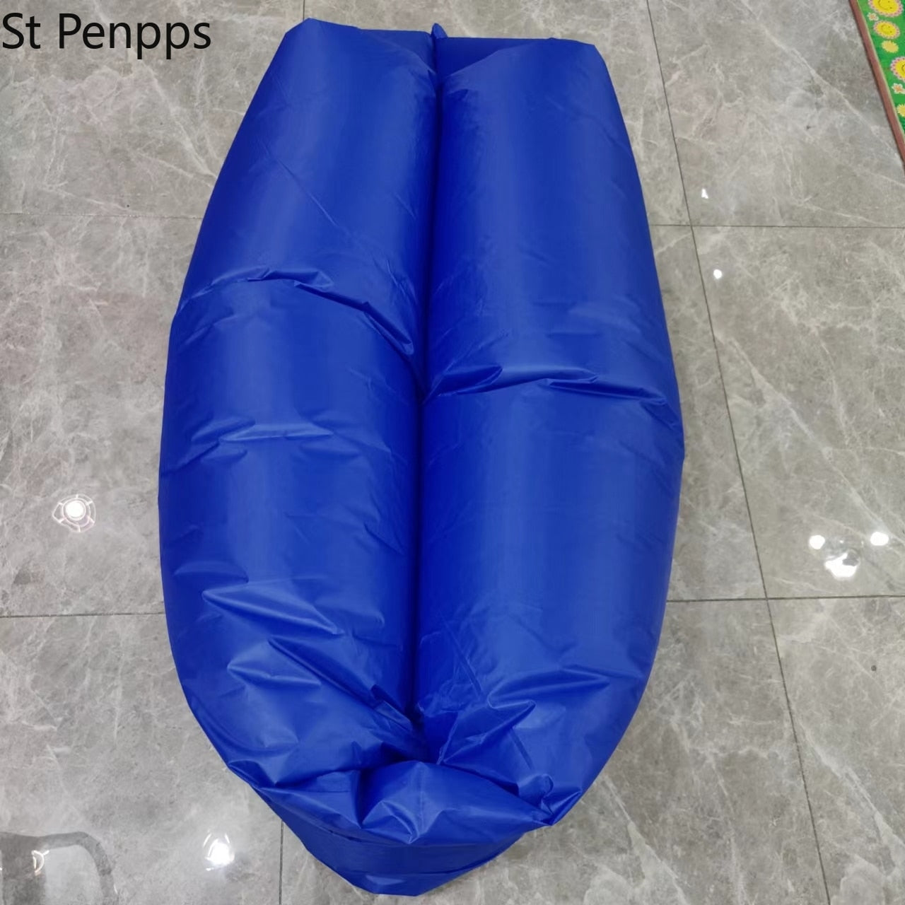 Camping chair Beach Picnic Inflatable Sofa Lazy Ultralight Down Sleeping Bag Air Bed Inflatable Sofa Lounger Outdoor Furniture