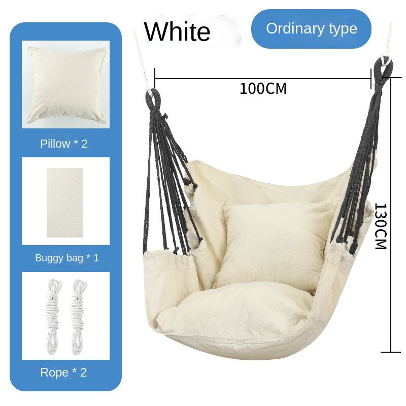 Design Canvas Hanging Chair Student Dormitory Home Swing Chairs Vanity Living Room Decoration Hange Library Furniture ZXF