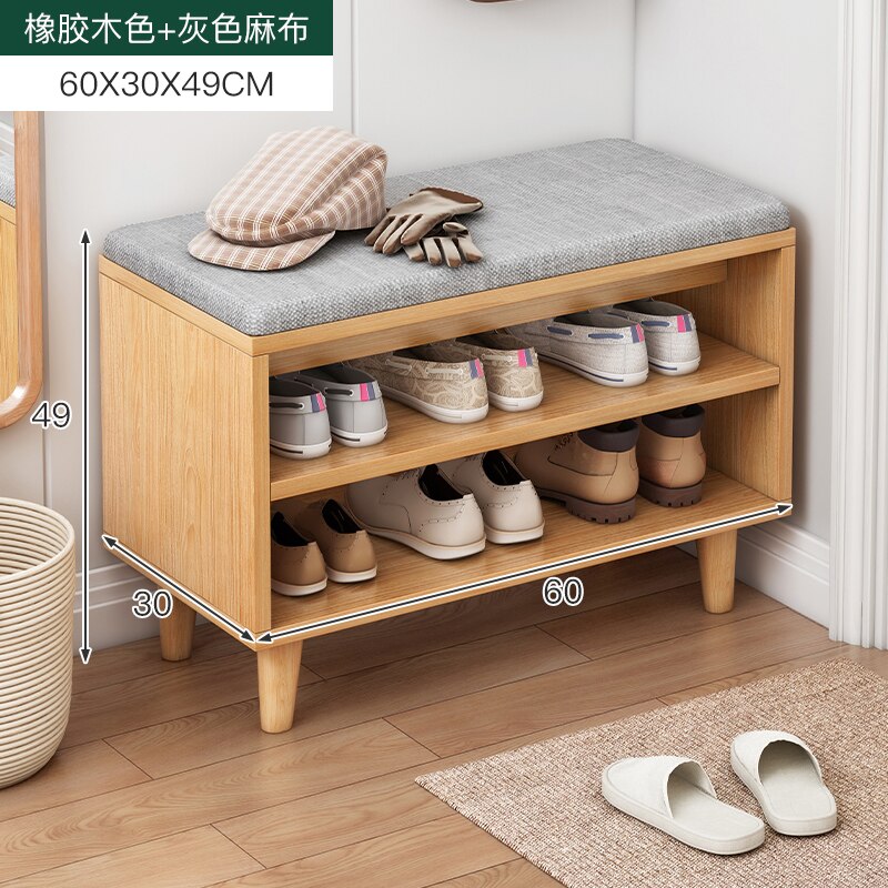 Nordic Shoe Cabinet Modern Luxury Home Stool Shoe Cabinet Sitting Minimalist Stool Integrated Meuble Chaussure Furniture KC50XG