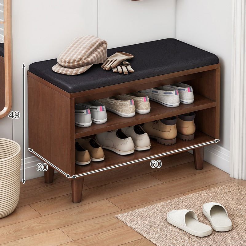 Nordic Shoe Cabinet Modern Luxury Home Stool Shoe Cabinet Sitting Minimalist Stool Integrated Meuble Chaussure Furniture KC50XG