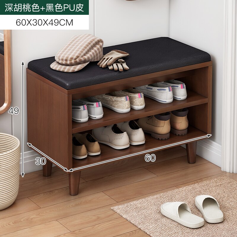 Nordic Shoe Cabinet Modern Luxury Home Stool Shoe Cabinet Sitting Minimalist Stool Integrated Meuble Chaussure Furniture KC50XG