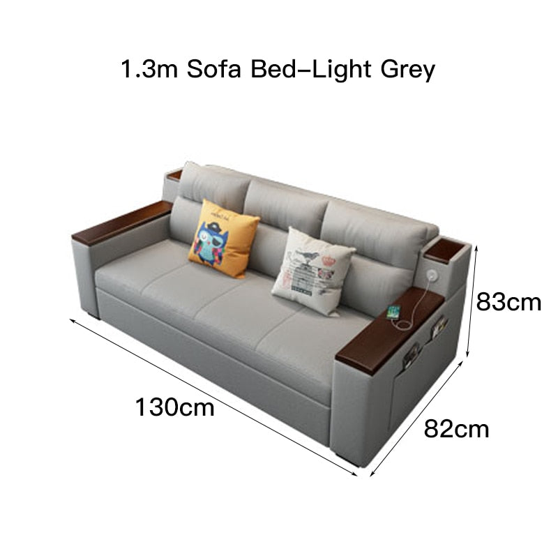 Sitting room sofa bed multi-purpose amphibious double web celebrity home collapsible small family in 2021, the new expansion bed