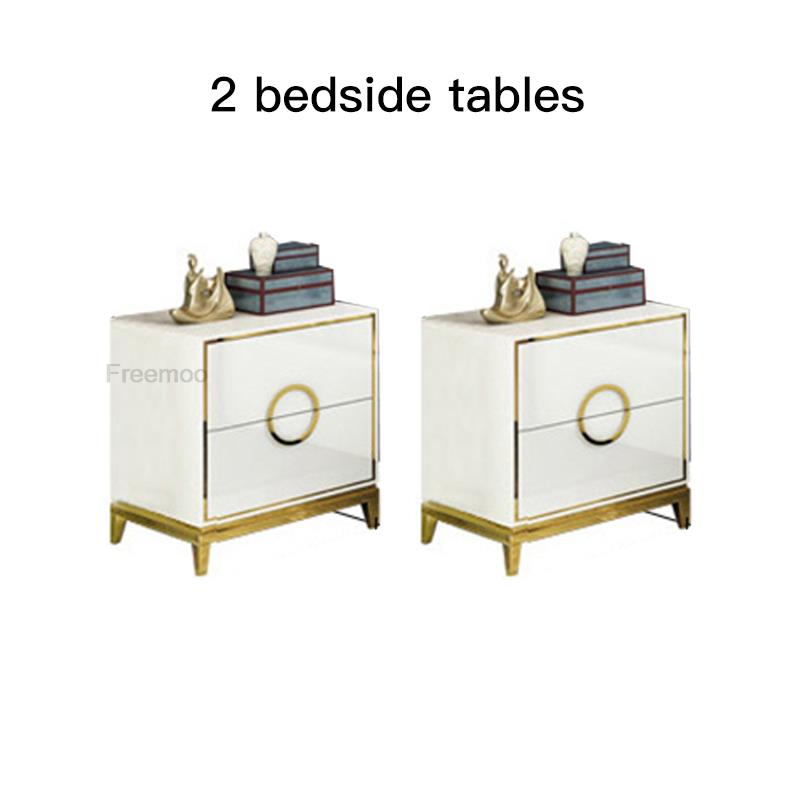 Luxury Bedroom Bed Furniture Modern Simple Cama Box Lit 2 Personnes Fashionable Disign Wood Bedroom Sets Bed Frame Queen