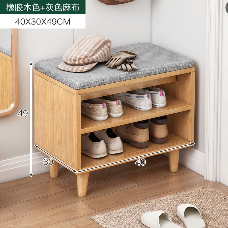 Nordic Shoe Cabinet Modern Luxury Home Stool Shoe Cabinet Sitting Minimalist Stool Integrated Meuble Chaussure Furniture KC50XG