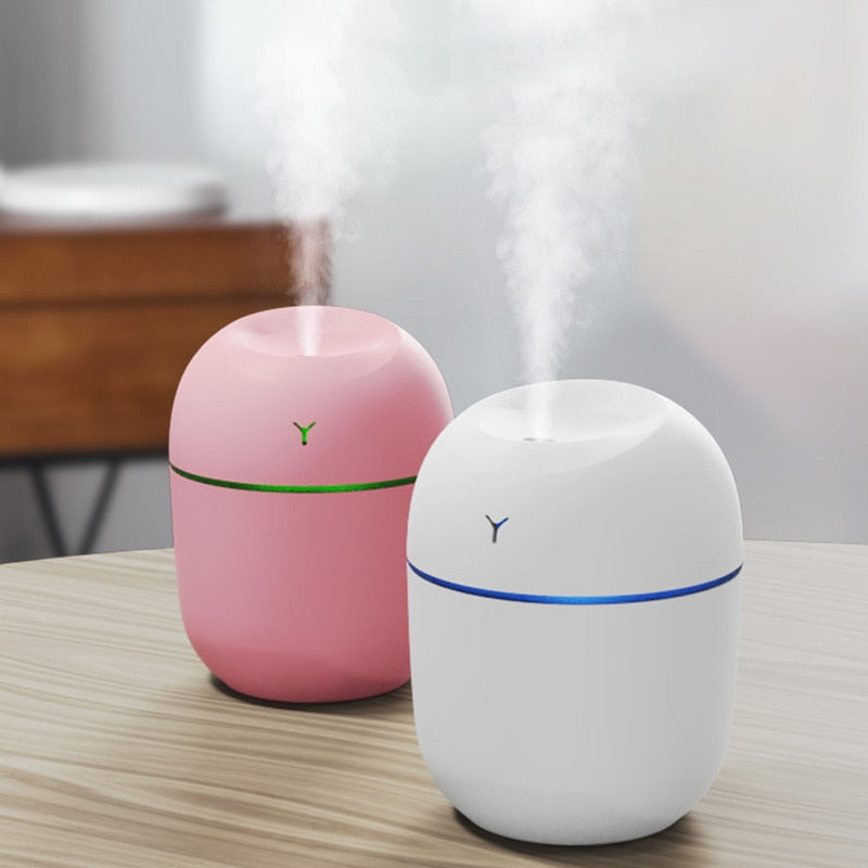 Kindream 220ml Mini Air Humidifier USB Aroma Essential Oil Diffuser For Home Car LED Night Lamp Diffuser