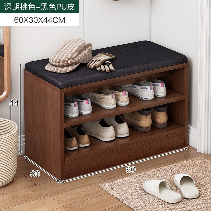 Nordic Shoe Cabinet Modern Luxury Home Stool Shoe Cabinet Sitting Minimalist Stool Integrated Meuble Chaussure Furniture KC50XG