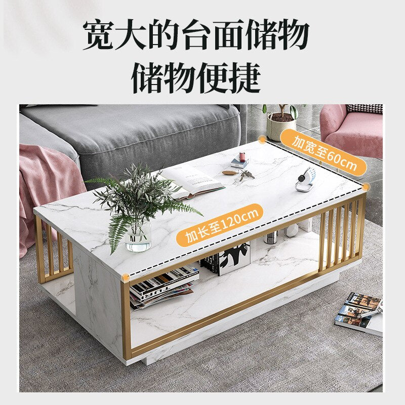 Tea Table Simple Modern Small Sofa Side Table Nordic Light Luxury  Mini Table Furniture Cofee Table Furniture Living Room Desk