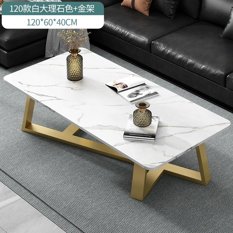 Living Room Coffee Tables Modern Design Marble Nightstands Nordic Metal Dressing Table Set Meubles De Salon Bedroom Furniture