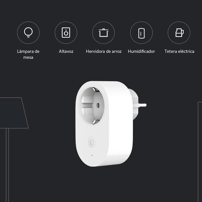 Xiaomi Mi Smart Plug Basic WiFi Global Version 16A EU Power Adapter Wireless Switch Socket Work With Xiaomi Smart Mi Home APP