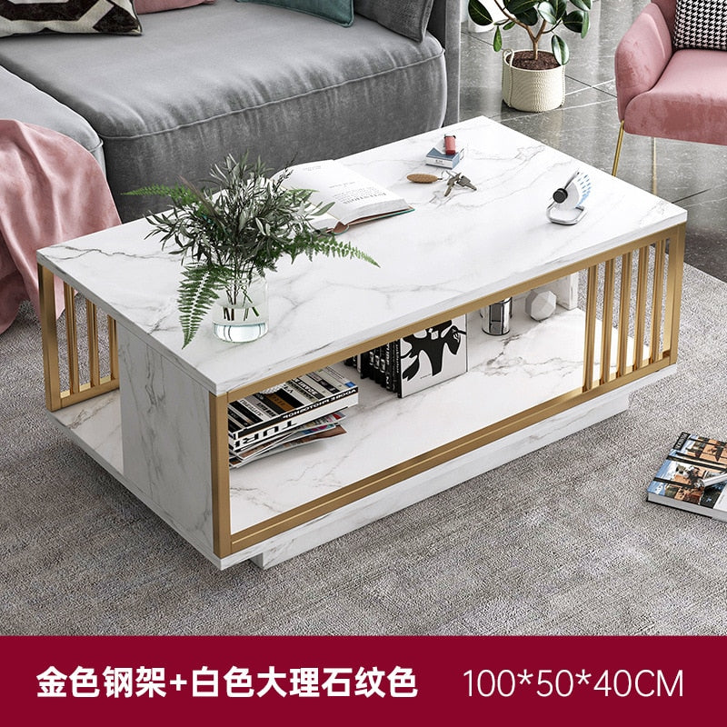 Tea Table Simple Modern Small Sofa Side Table Nordic Light Luxury  Mini Table Furniture Cofee Table Furniture Living Room Desk