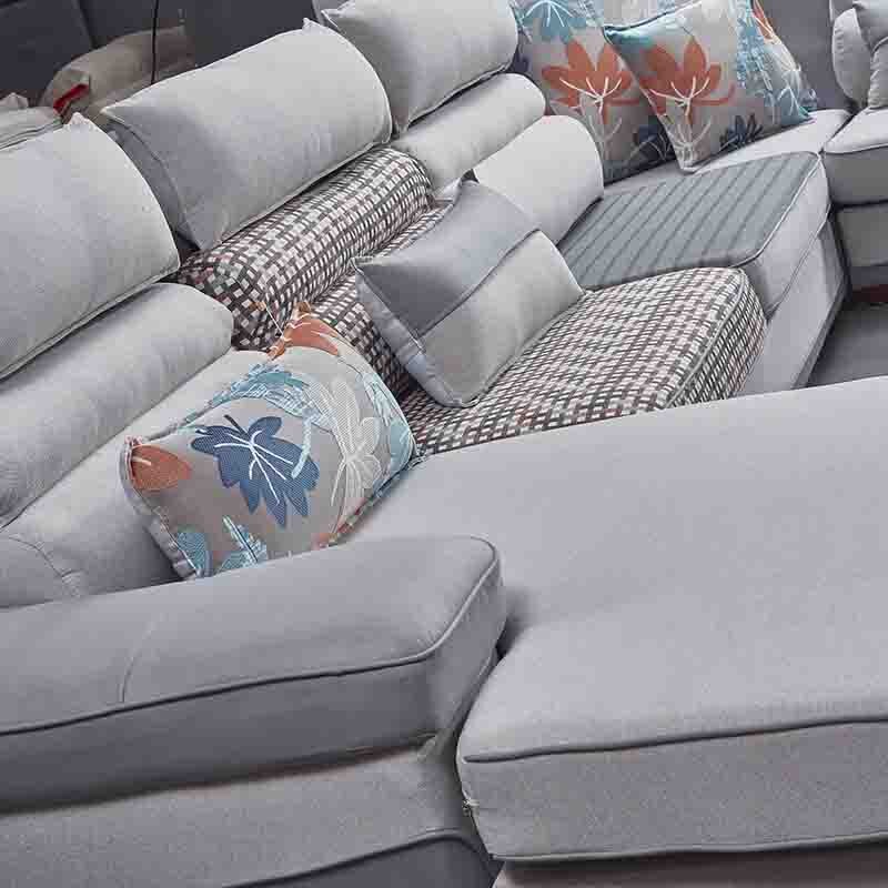 Cloth sofa large living room full set combination large household New Technology cloth sofa