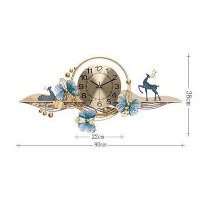 Large Wall Clock Modern Design Creative Living Room Wall Decor Silent Wall Watch Light Luxury Atmosphere Home Decoration Clocks