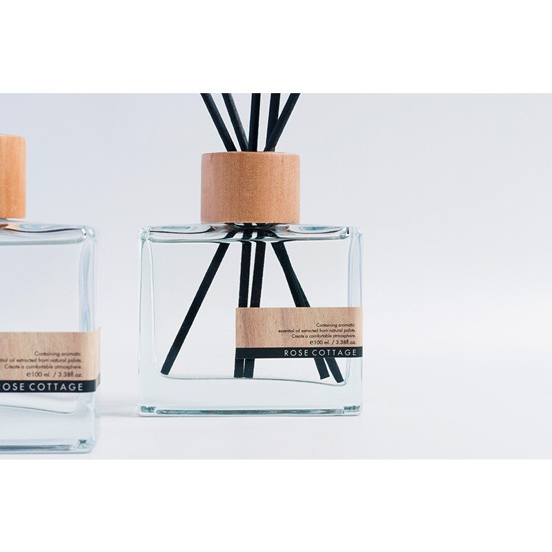 100ml Reed Diffuser Sets With Natural Sticks Glass Bottle And Scented Oil Perfume Set Home Fragrance Decoration Office