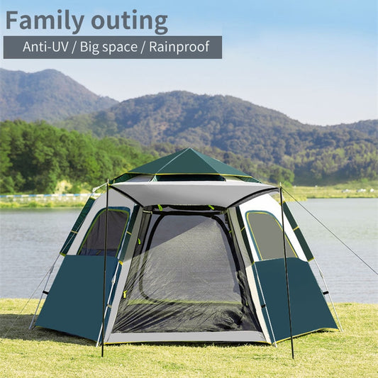 Outdoor Portable Tents Folding Automatic Tent Thickened Waterproof Sun Protection Shelter Camping Equipment