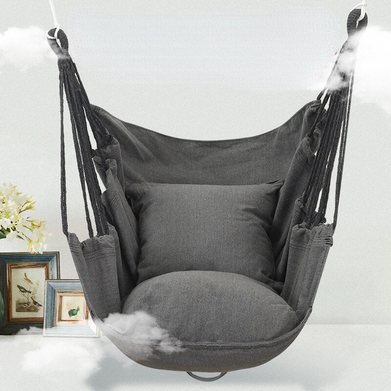 Design Canvas Hanging Chair Student Dormitory Home Swing Chairs Vanity Living Room Decoration Hange Library Furniture ZXF