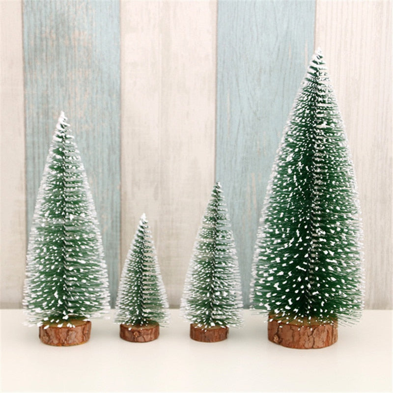 Happy New Year Mini Christmas Tree Desktop Decoration 2022 Gift Xmas Christmas Decorations for Home Ornaments Noel Navidad decor