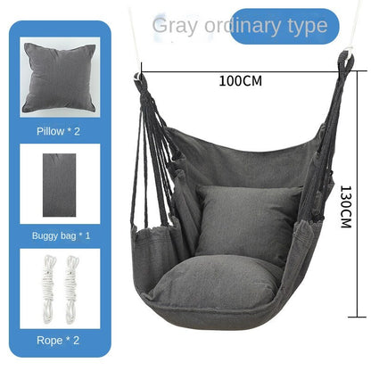 Design Canvas Hanging Chair Student Dormitory Home Swing Chairs Vanity Living Room Decoration Hange Library Furniture ZXF