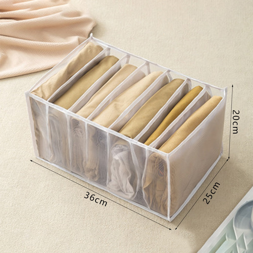 Closet Organizer For Underwear Socks Home Cabinet Divider Storage Box Storage Organizer for clothes Foldable Drawer Organizer