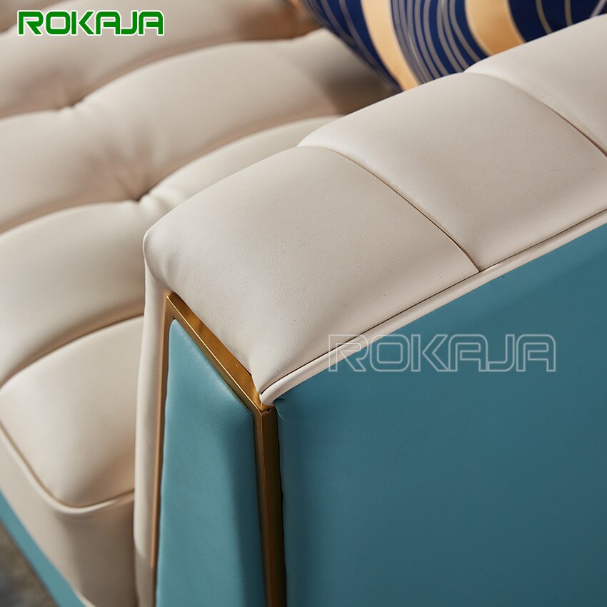 Luxury Sofa Set New Designs Leather Sofa 1 2 3 Seater Sofas For Home Hotel Living Room Furniture