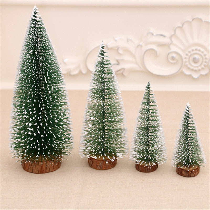 Happy New Year Mini Christmas Tree Desktop Decoration 2022 Gift Xmas Christmas Decorations for Home Ornaments Noel Navidad decor